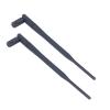 EVTSCAN 2Pcs Antenna Foldable 4G 12dbi High Gain SMA Male Head Omnidirectional for Router view 2