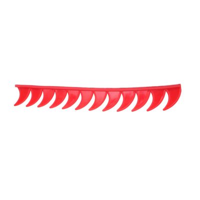 Wakauto Helmet Ponytail Sticker Helmet Mohawk Spikes Accessories Decoration Adhesive Mohawk Spikes Patch ski Accessory Braid Men and Women Pigtail