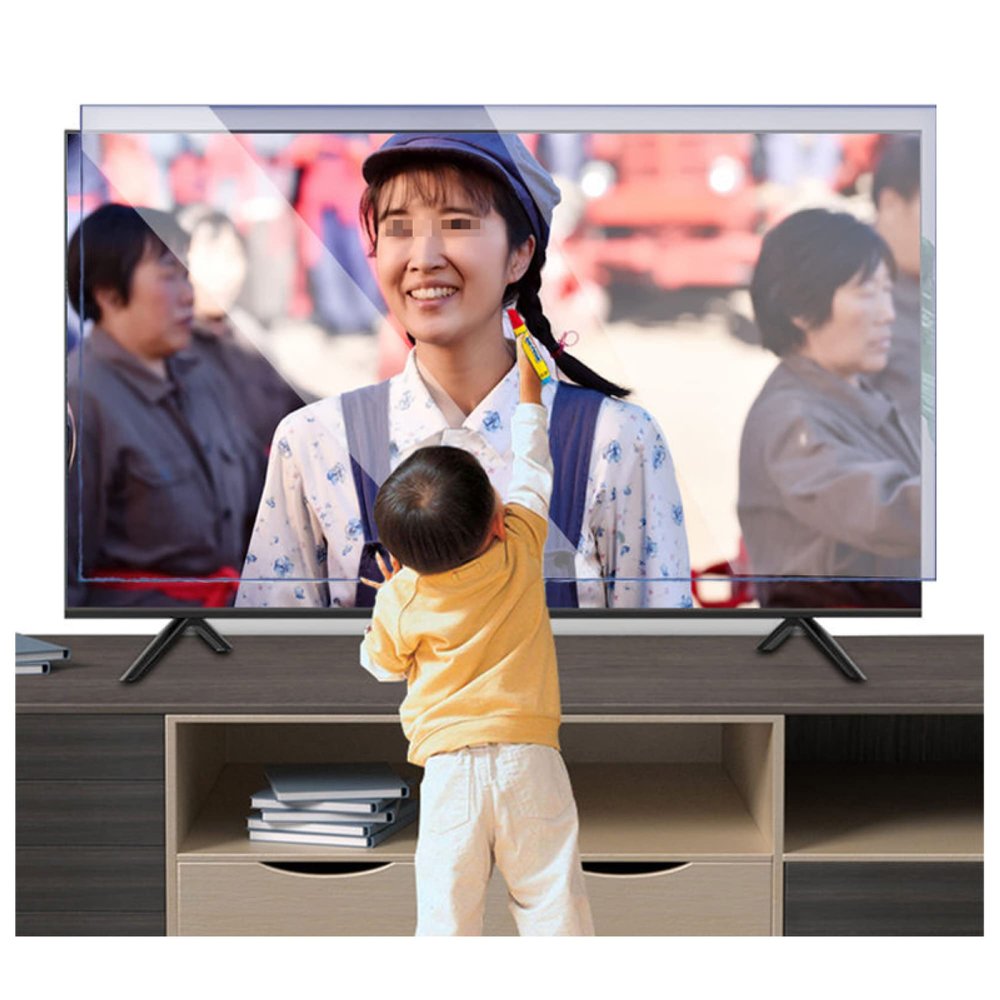 Anti Blue Light Screen Protector Non-Glare/Anti Scratch Reduction Eye Protection Film for 32-75 inch LCD, LED, OLED & QLED 4K HDTV/A / 49 Inches 1075x604 mm