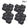 Heyiarbeit DC-003 3.5x1.3mm DC Power Jack Plug 3 Pin Female Panel Mount Connector 20pcs view 3