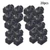 Heyiarbeit DC-003A 3.5x1.0mm DC Power Jack Plug 3 Pin Female Panel Mount Connector 20pcs view 3