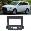 Double DIN Installation Dash Kit, Black ABS 2 Din Stereo audio Fascia Panel Navigation Fascia Car Stereo Frame for Outlander 2008-2012 view 4