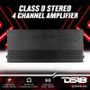 DS18 G3600.4D Car Audio Amplifier 4-Channel Class D Full-Range 3600 Watts - Compact Design Easy Installation - Extremely Powerful Amp for Vehicle Sound Systems view 2