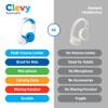 Clevy Kids Headphones Over-Ear 3.5mm Jack Wired - 5ft Tangle-Free Cord with HD Mic, 85dB Volume Limited for iPad/Computer, Foldable Durable Carrying Case view 4