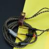 16cores 4.4 Balanced Headphones 4.4mm Audio Plug Upgrade Cable to Dual 2.5 ts for Antonio Noir Meze 99 Classics Focal Elear (6.5ft, Black) view 2