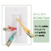 Bates Choice - single brush wall plate view 4
