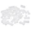 MECCANIXITY Silicone Rubber Bands Rings 100Pcs Non-Slip 15mm Dia 1mm Thick 7mm Width for Wire Cord Cable Wrapping, Bundle view 1