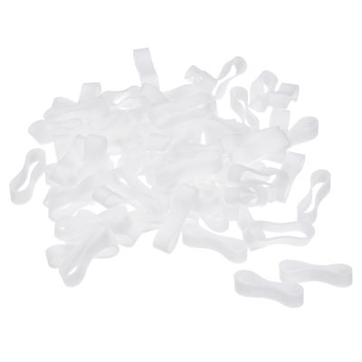 MECCANIXITY Silicone Rubber Bands Rings 200Pcs Non-slip 15mm Dia 0.7mm Thick 5mm Width for Wire Cord Cable Wrapping, Bundle