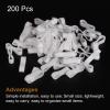 MECCANIXITY Silicone Rubber Bands Rings 200Pcs Non-slip 15mm Dia 0.7mm Thick 5mm Width for Wire Cord Cable Wrapping, Bundle view 3