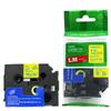 LM Tapes - Premium 1/2" (12mm) Blue on Yellow Compatible TZe P-Touch Tape for use with Brother PTE300, PT-E300 Label Maker Includes Tape Size/Color Guide. view 3