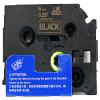 LM Tapes - Premium 1/4" (6mm) Gold on Black Compatible TZe P-Touch Tape for use with Brother PTE300, PT-E300 Label Maker Includes Tape Size/Color Guide. view 2