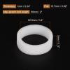 MECCANIXITY Silicone Rubber Bands Rings 200pcs Non-Slip 10mm Dia 1mm Thick 3mm Width for Wire Cord Cable Wrapping, Bundle view 2