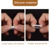 MECCANIXITY Silicone Rubber Bands Rings 200pcs Non-Slip 10mm Dia 1mm Thick 3mm Width for Wire Cord Cable Wrapping, Bundle view 4