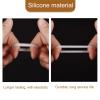 MECCANIXITY Silicone Rubber Bands Rings 100Pcs Non-Slip 30mm Dia 1mm Thick 5mm Width for Wire Cord Cable Wrapping, Bundle view 4