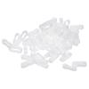 MECCANIXITY Silicone Rubber Bands Rings 100Pcs Non-slip 15mm Dia 1mm Thick 5mm Width for Wire Cord Cable Wrapping, Bundle view 1
