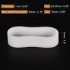 MECCANIXITY Silicone Rubber Bands Rings 100Pcs Non-slip 15mm Dia 1mm Thick 5mm Width for Wire Cord Cable Wrapping, Bundle view 2