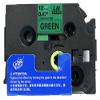 LM Tapes Compatible with Brother PT-E300 Label Printer (1/2" (12mm), Black on Green) view 2