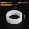 MECCANIXITY Silicone Rubber Bands Rings 100Pcs Non-Slip 12mm Dia 1mm Thick 5mm Width for Wire Cord Cable Wrapping, Bundle view 2