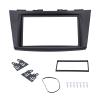Double DIN Installation Dash Kit, Black ABS 2 Din Stereo Audio Fascia Panel Navigation Fascia Car Stereo Frame for Swift 2012 view 1