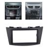 Double DIN Installation Dash Kit, Black ABS 2 Din Stereo Audio Fascia Panel Navigation Fascia Car Stereo Frame for Swift 2012 view 3