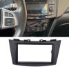 Double DIN Installation Dash Kit, Black ABS 2 Din Stereo Audio Fascia Panel Navigation Fascia Car Stereo Frame for Swift 2012 view 4