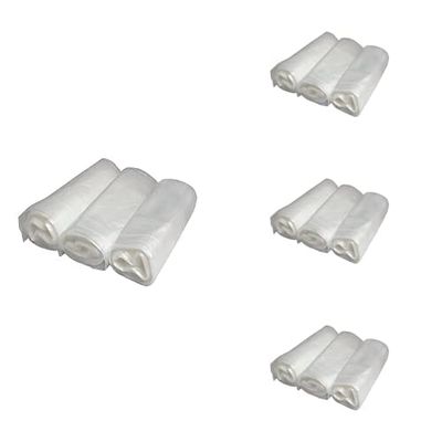 Frost King Clear Polyethylene Drop Cloths, 9' x 12' x 1Mil (Pack of 4)