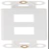 Leviton 41642-W QuickPort Decora Insert, 2-Port, White (Pack of 4) view 2