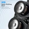 YIER Bluetooth Speakers, Wireless TWS Portable Speaker with Lights,100dB Loud Subwoofer 80w(Peak) Stereo Sound, Bassup Technology, Long Playtime for Outdoor Party view 2