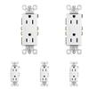 Legrand radiant 15 Amp Decorator Receptacle Tamper Resistant Outlet, White, 885TRWCC12 (Pack of 5) view 1