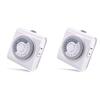Philips 24-Hour Indoor Plug-in Mechanical Timer,2 Polarized Outlets,30-Minute Intervals,Push Pins, Daily Cycle,Override, Ideal for Lamps,Seasonal Lighting, Small Appliances,LED,SPC1237AT/27(Pack of 2) view 1