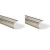 M-D Building Products 43878 M-D Fluted Stair Edging, 36 In L W X 1-1/8 In H, Aluminum, Pewter (Pack of 2) view 1