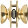 Kwikset 200M 3 CP 7/8RFL RCS 92001-519 Mobile Home Hall and Closet Door Knob in Polished Brass (Pack of 2) view 3