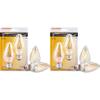 SYLVANIA F15 Dcor Incandescent Light Bulb, 25W, Amber Iridescent Finish, Medium Base, 120V, 2 piece per pack (Pack of 2) view 1