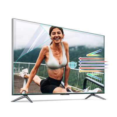 KIOP 65" Anti Glare/Scratch Shield Blue Light TV Screen Protector Multi-Function Matte Monitor Film No Bubbles Fingerprints Relieve Eye Strain,65" Wide Frame