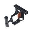 FEICHAO Camera Cage Wooden Handle with Quick Release Kit Compatible with Sony ZV-E10 Camera (Kit C) view 1