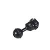 FEICHAO 1 Inch Ball Mount Head Adjustable Adapter with Cold Shoe Base for Underwater Camera Case Video Flash (Kit B) view 4