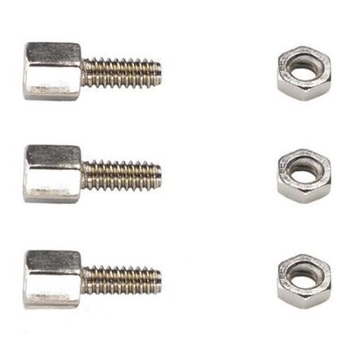 10Sets 5+7mm Header Plate Bracket Stud Bolt & Nut Nuts Screw D-Sub VGA DB9 DB15 DB25 RS232 COM Serial