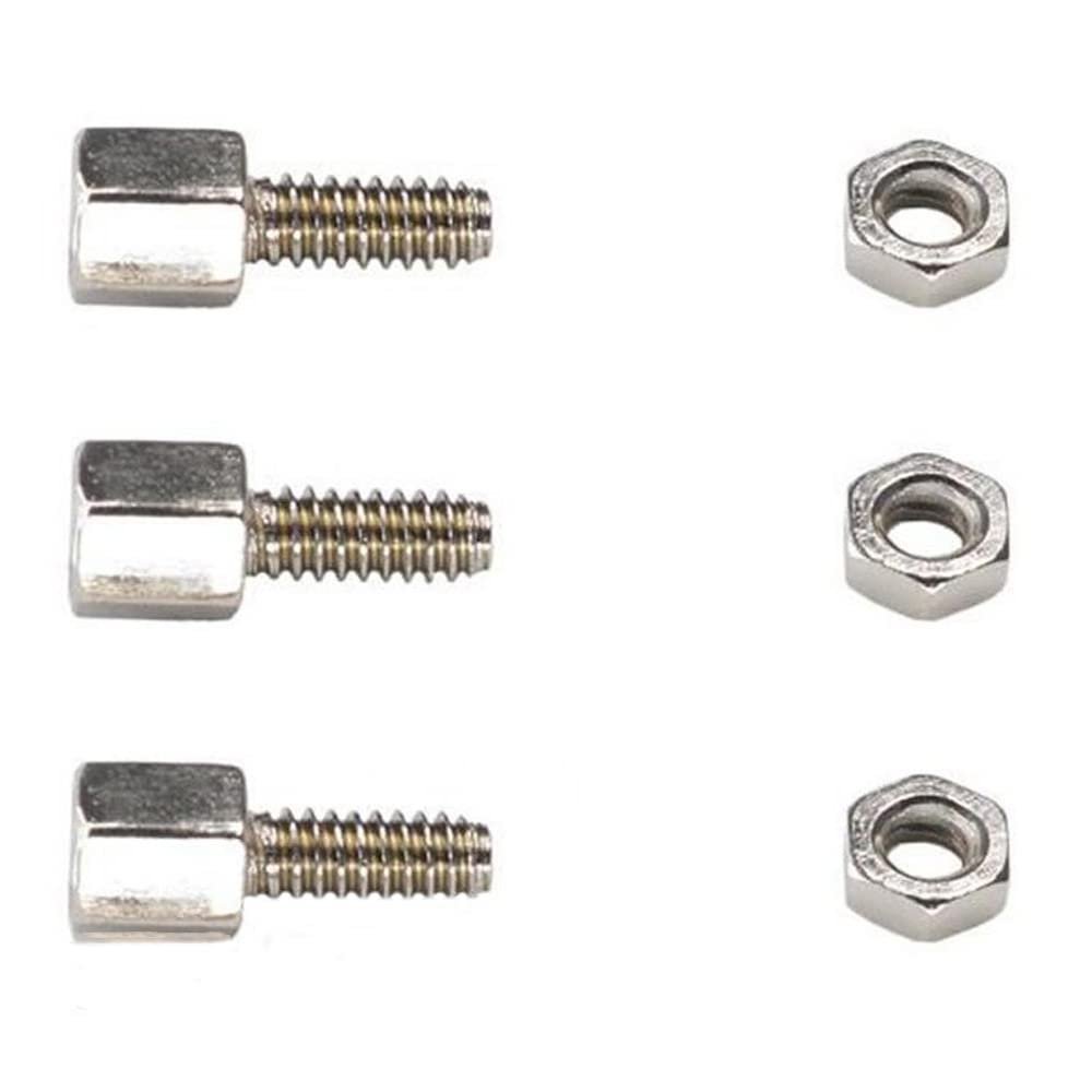 10Sets 5+7mm Header Plate Bracket Stud Bolt & Nut Nuts Screw D-Sub VGA DB9 DB15 DB25 RS232 COM Serial