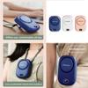 AOCOOLFAN Portable Neck Fan, Mini Small Personal Handheld Fan USB Rechargeable 3 Speed for Girls Boys Woman Eyelash Travel Home Office Outdoor (navy blue) view 4