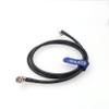 Eonvic 12G Neutrik BNC Coaxial Cable HD SDI Cable CCTV Camera Surveillance Cables for 4K CCTV Signal Video Camera (1M, Right Angle BNC, Black) view 3