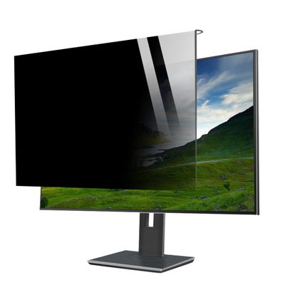 JFGH 17-32 Inch Privacy Screen Filter, Anti Blue Light Anti-Scratch Computer Widescreen Monitor Protector Film Frame Hanging Type Easy to Install / 27in 659x396mm