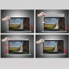 CARWERL Universal Screen Privacy Protection Film for 17-20 Inch Computer,Widescreen Monitor Anti-Blue Light Anti-Glare Protector Panel,Easy Installation,Scratch Resistant,17 inch 367 * 229 view 3