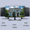 CARWERL Universal Screen Privacy Protection Film for 17-20 Inch Computer,Widescreen Monitor Anti-Blue Light Anti-Glare Protector Panel,Easy Installation,Scratch Resistant,17 inch 367 * 229 view 4