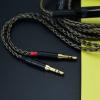 Arklove Replace Audio Upgrade Cable Compatible 6.35mm (1/4) TRS Double 3.5 with Denon ah-d600 ah-d7200 ah-d7100 ah-d9200 ah-d5200 meze 9 Classics Joule T1 II T5 Headset (8ft, Grey) view 2