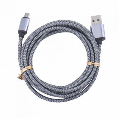 1M / 3FT Micro USB Fast Charger Data Sync Cable Silver