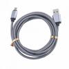 1M / 3FT Micro USB Fast Charger Data Sync Cable Silver view 1