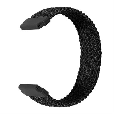 20mm 22mm Braided Solo Sport Strap for Huawei Watch GT 2 Pro Bracelet Watchband Band for Samsung Galaxy Watch 4 (Color : Black, Size : 22mm-M)