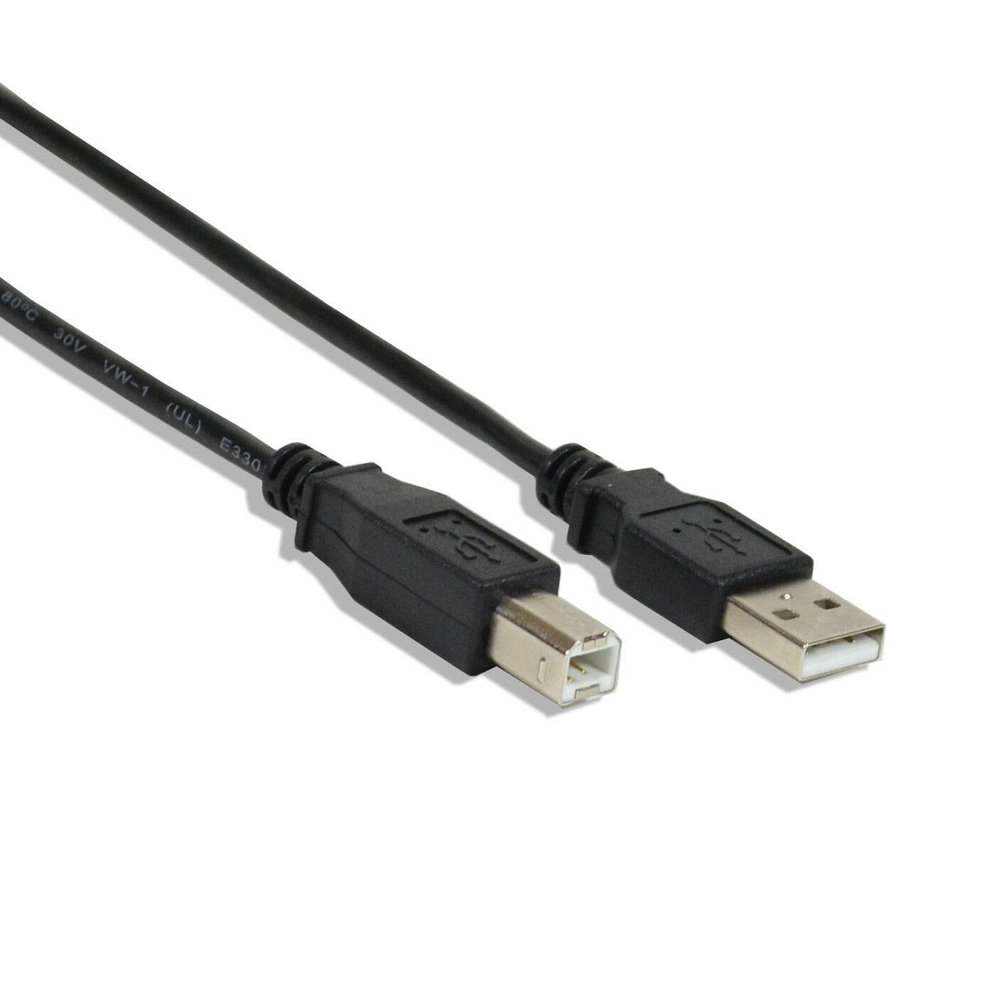10 Feet USB 2.0 A to B A Male to B Male Printer Cable