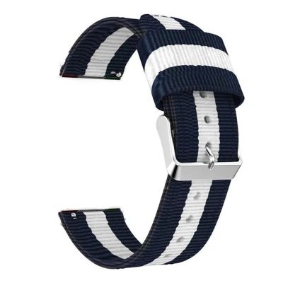 22mm Nylon Canvas Strap For Garmin Venu 2/Active/Vivoactive 4 Smart Watch Band Replacement Correa Watchband Vivoactive4 Bracelet (Color : 5, Size : For Forerunner 745)
