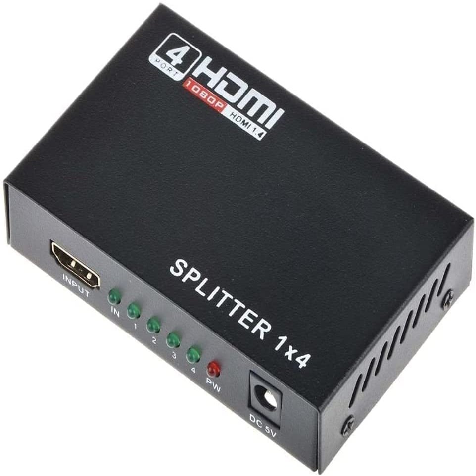 4x1 HDMI 1 in 4 Out Splitter